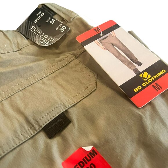 Men's NWT BC Clothing Lightweight Comfort‎ Stretch Cargo Pants Size Medium - Picture 3 of 5